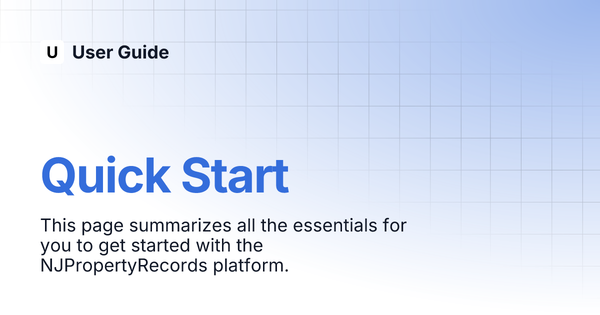Quick Start | User Guide